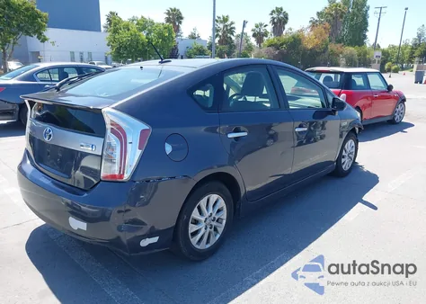 2012 Toyota Prius Plug-In из США, поврежденный, VIN JTDKN3DP9C3028661